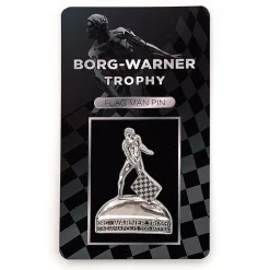 Borg-Warner Indianapolis 500-Mile Race Flag Man Pin