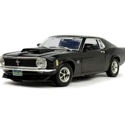 1970 Boss 429 Mustang - Black 1:18 Scale Diecast Model by Motormax