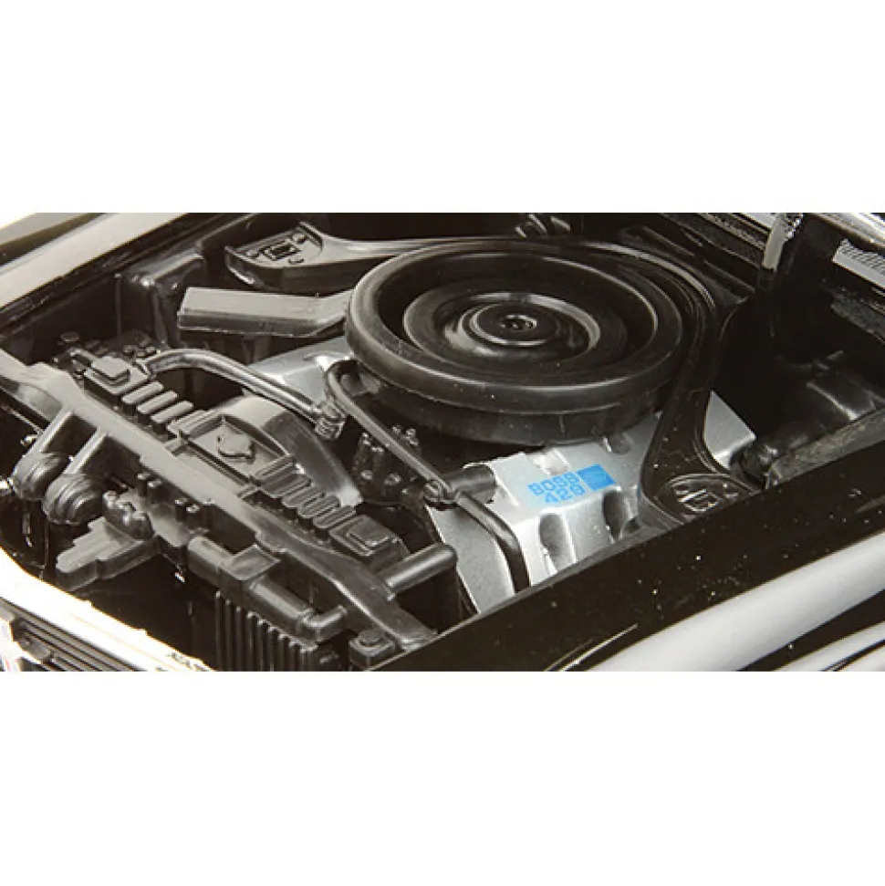 1970 Boss 429 Mustang - Black 1:18 Scale Diecast Model by Motormax