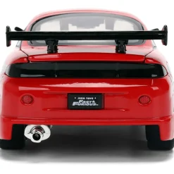 Brian's Mitsubishi Eclipse w/Dom's RX-7 Graphics 1:24 Scale Diecast Model Car by Jada Toys