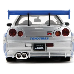 BRIAN's Nissan Skyline GT-R & SUKI's Honda S2000 Fast & Furious Twin Pack 1:24 Scale Diecast Model Car by Jada Toys