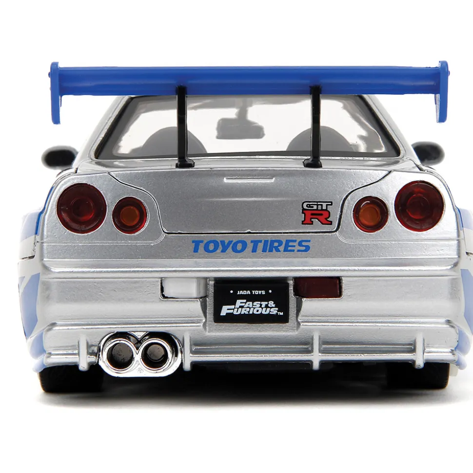 BRIAN's Nissan Skyline GT-R & SUKI's Honda S2000 Fast & Furious Twin Pack 1:24 Scale Diecast Model Car by Jada Toys