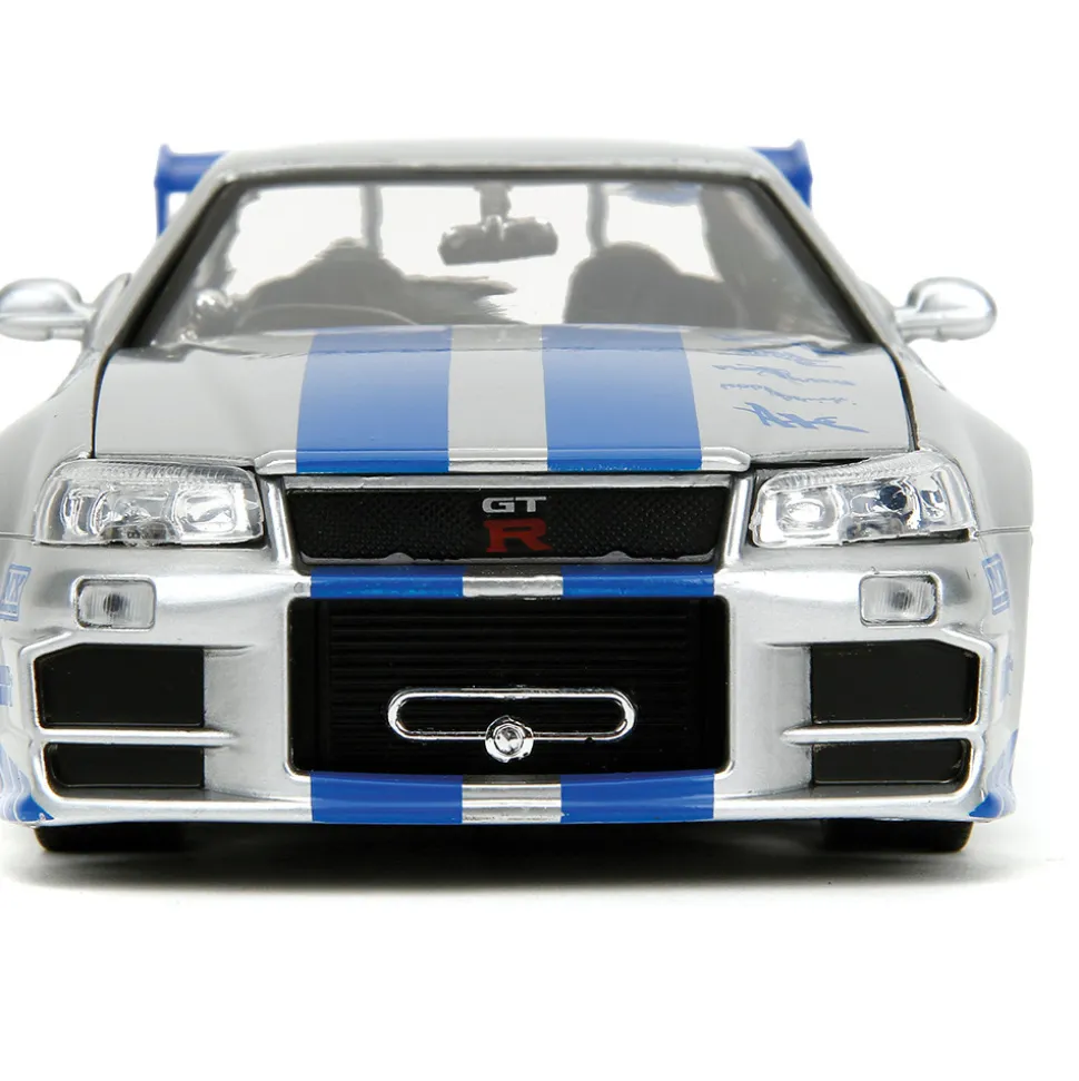 BRIAN's Nissan Skyline GT-R & SUKI's Honda S2000 Fast & Furious Twin Pack 1:24 Scale Diecast Model Car by Jada Toys