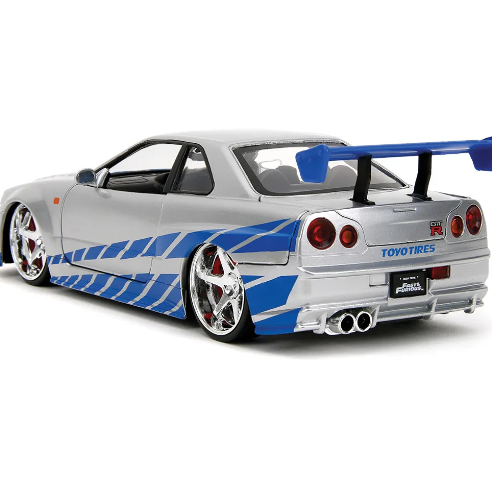 BRIAN's Nissan Skyline GT-R & SUKI's Honda S2000 Fast & Furious Twin Pack 1:24 Scale Diecast Model Car by Jada Toys