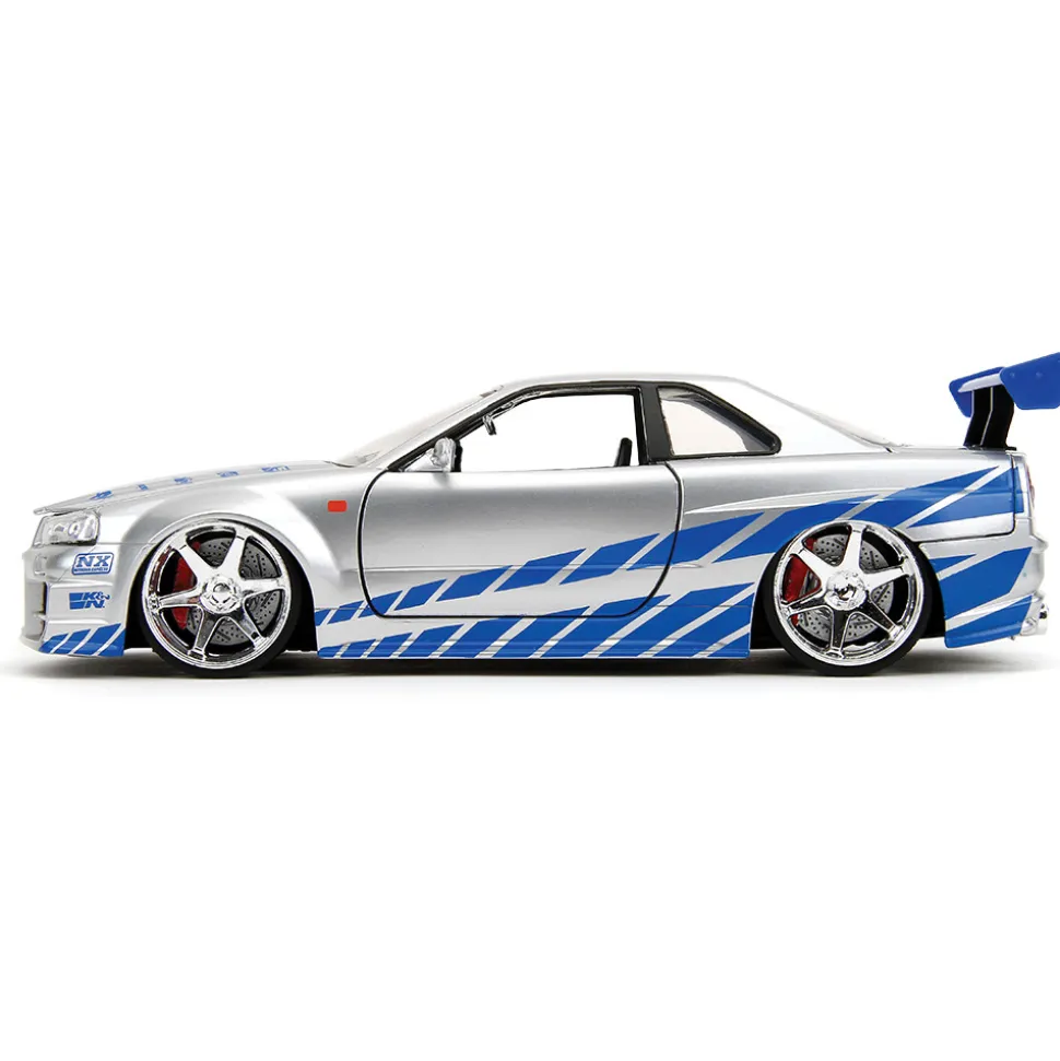 BRIAN's Nissan Skyline GT-R & SUKI's Honda S2000 Fast & Furious Twin Pack 1:24 Scale Diecast Model Car by Jada Toys