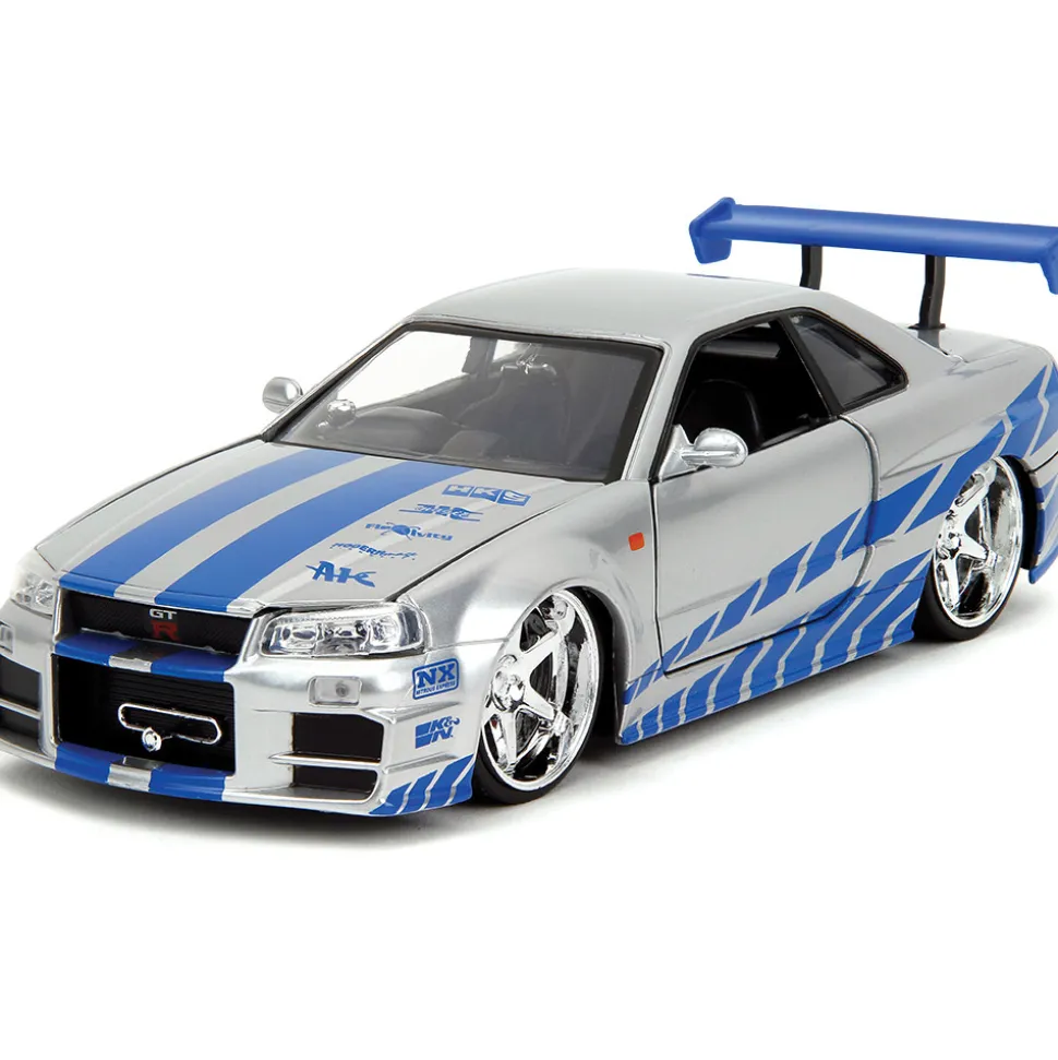 BRIAN's Nissan Skyline GT-R & SUKI's Honda S2000 Fast & Furious Twin Pack 1:24 Scale Diecast Model Car by Jada Toys