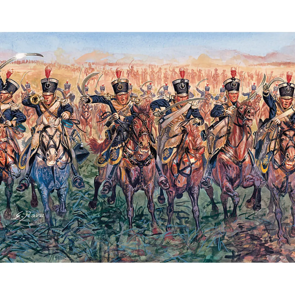 British Light Cavalry 1815 1/72 Plastic Figures 1:72 Scale Plastic by Italeri