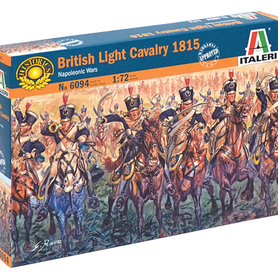 British Light Cavalry 1815 1/72 Plastic Figures 1:72 Scale Plastic by Italeri