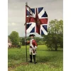 BRITISH 43RD REGIMENT, FLAGBEARER 1/30 FIGURE William Britain (16209) Metal by William Britain