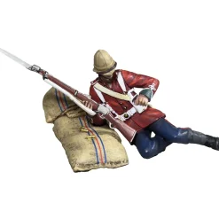 British 43rd Regiment of Foot 2nd Rank Standing Firing, 1780 William Britain (20223) 1:30 scale Metal by William Britain