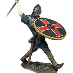 "Broga" Saxon Attacking with Sword 1/30 Figure William Britain (62141) 1:30 scale Metal by William Britain