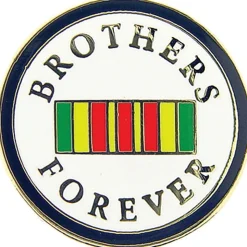 Brothers Forever Lapel Pin Eagle Emblems (P15972) by Eagle Emblems