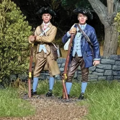 “Brothers in Arms” Colonial Militia 1/30 Figure Set - 1775 William Britain (16144) 1:30 scale Metal by William Britain