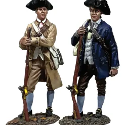“Brothers in Arms” Colonial Militia 1/30 Figure Set - 1775 William Britain (16144) 1:30 scale Metal by William Britain