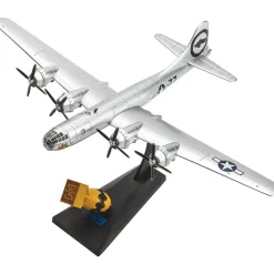 B-29 Superfortress, 1/144 Die Cast Model - AF1-0112C Bockscar with 1/72 Scale "Fatman" Bomb 1:144 Scale by Air Force 1