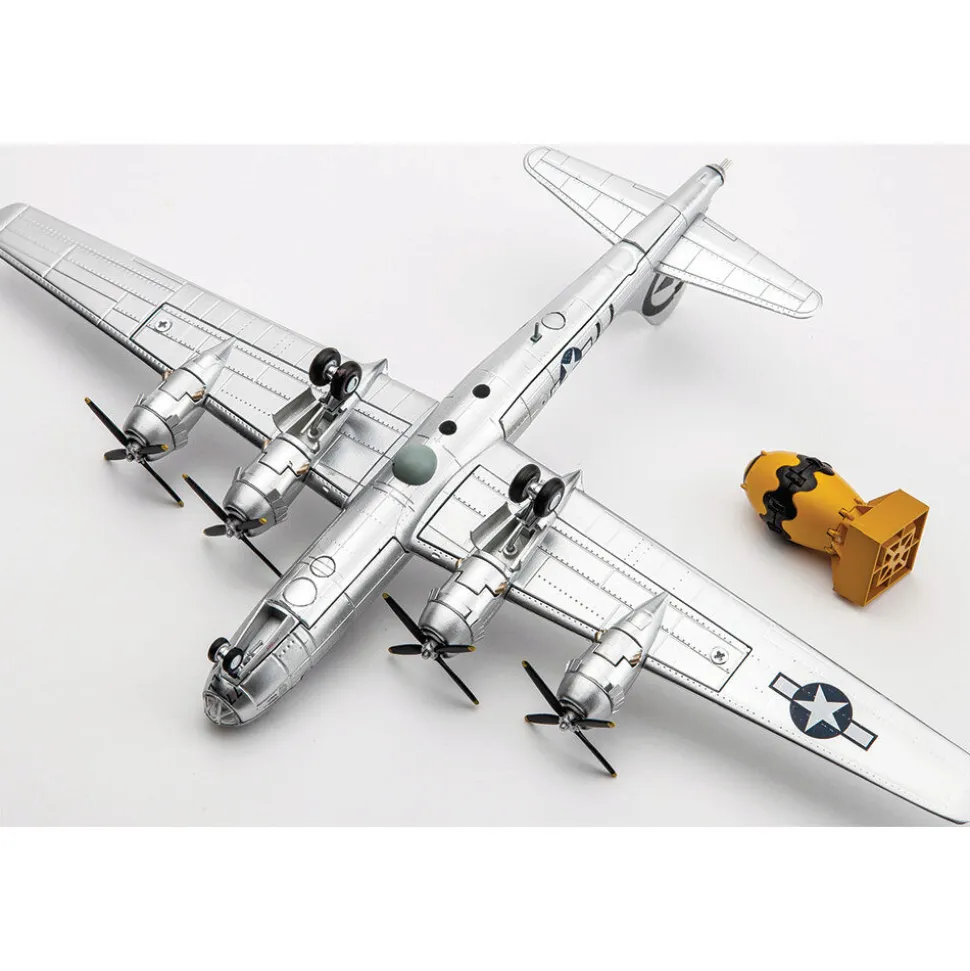 B-29 Superfortress, 1/144 Die Cast Model - AF1-0112C Bockscar with 1/72 Scale "Fatman" Bomb 1:144 Scale by Air Force 1