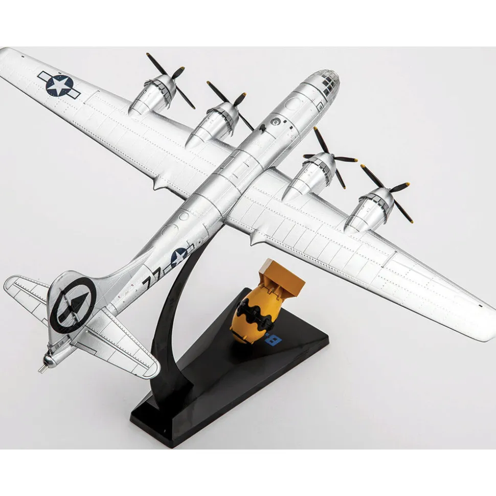 B-29 Superfortress, 1/144 Die Cast Model - AF1-0112C Bockscar with 1/72 Scale "Fatman" Bomb 1:144 Scale by Air Force 1