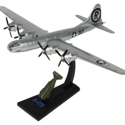 B-29 Superfortress 1/144 Die Cast Model -AF1-0112B Enola Gay with 1/60 Scale "Little Boy" Bomb 1:144 Scale by Air Force 1