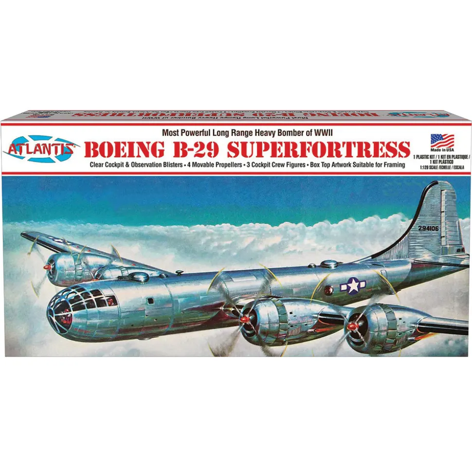 B-29 Superfortress with Swivel Kit 1:120 Scale by Atlantis Models