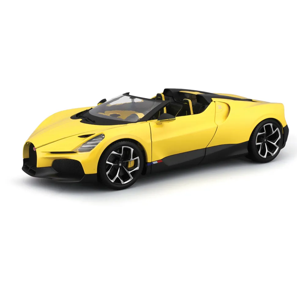 Bugatti Mistral - Yellow 1:18 Scale Diecast Model Car by Bburago