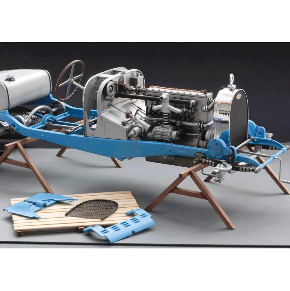 Bugatti Roadster/Monte Carlo 1:12 Scale Plastic Model Kit by Italeri