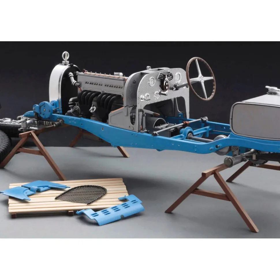 Bugatti Roadster/Monte Carlo 1:12 Scale Plastic Model Kit by Italeri