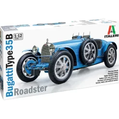 Bugatti Roadster/Monte Carlo 1:12 Scale Plastic Model Kit by Italeri