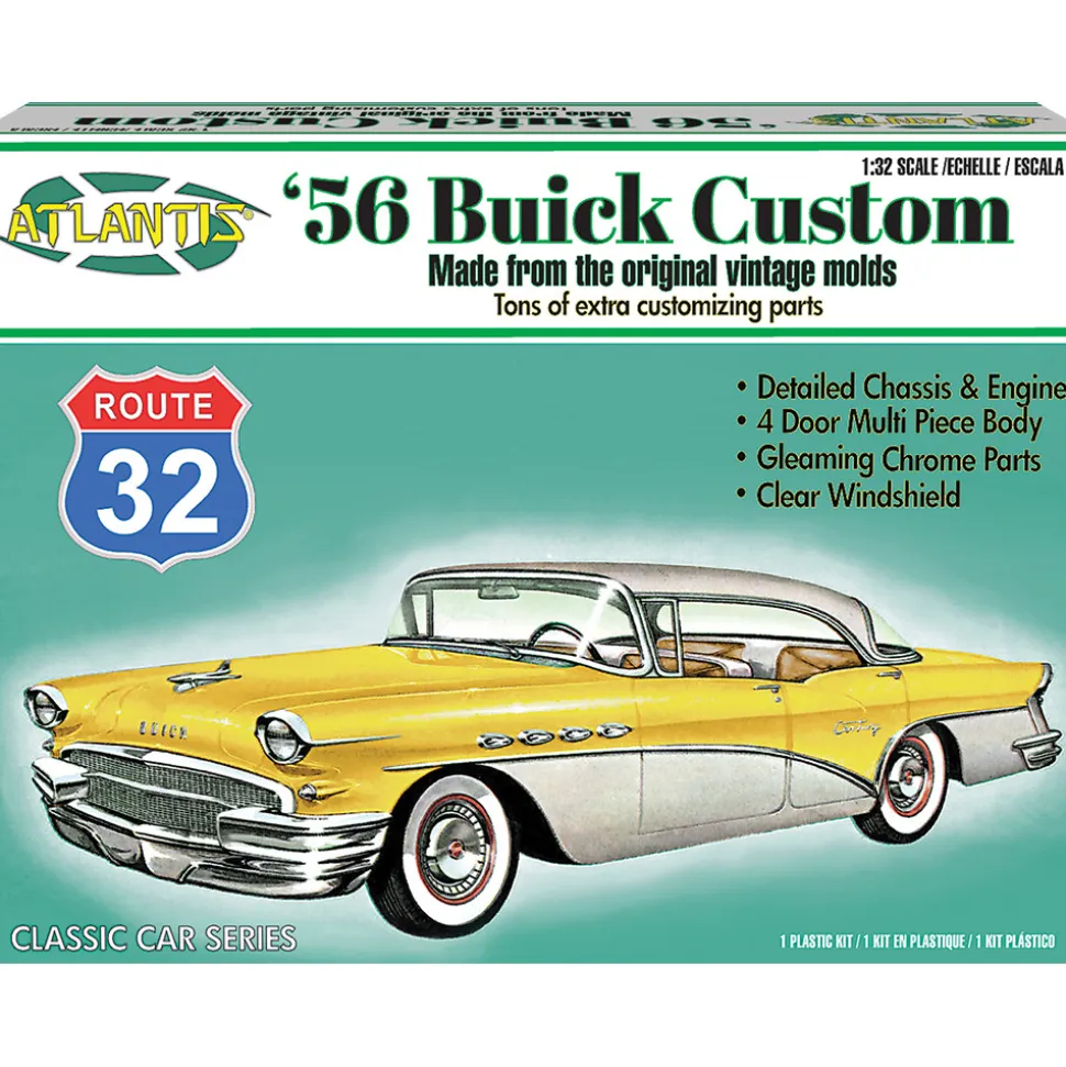 1956 Buick Century Custom - Model Kit 1:32 Scale Plastic Model Kit by Atlantis Models