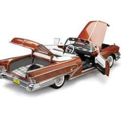 1958 Buick Limited Rivera Convertible - Garnett Red 1:18 Scale Diecast Model Car by Sunstar