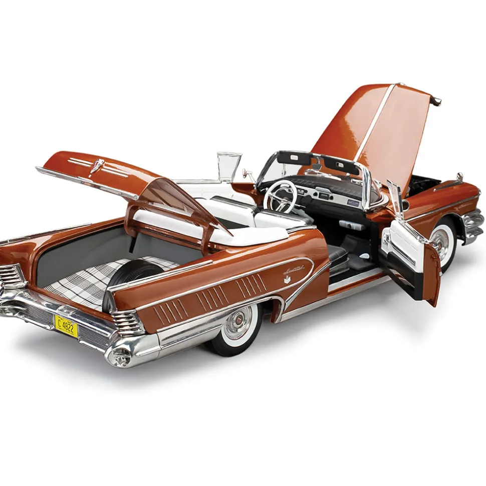 1958 Buick Limited Rivera Convertible - Garnett Red 1:18 Scale Diecast Model Car by Sunstar