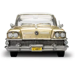 1958 Buick Limited Riviera Coupe - Glacier White / Gold Mist 1:18 Scale Diecast Model Car by Sunstar