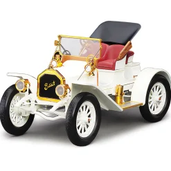 1908 Buick Model 10 - White 1:18 Scale Diecast Model Car by Sunstar
