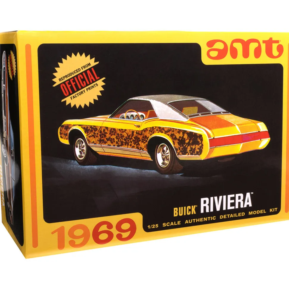 1969 Buick Riviera 1:25 Scale Plastic Model Kit by AMT