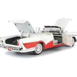 1957 Buick Roadmaster Convertible - Red 1:18 Scale Diecast Model by Motormax