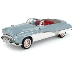 1949 Buick Roadmaster Convertible - Light Blue 1:18 Scale Diecast Model Car by Motormax