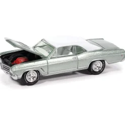 1966 Buick Skylark GS - Seafoam Green Poly 1:64 Scale Diecast Model Car by Johnny Lightning