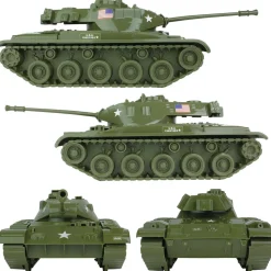 Bulldog Tank 13pc 1/24 Plastic Set TM-67800 1:24 scale Plastic by BMC Toys