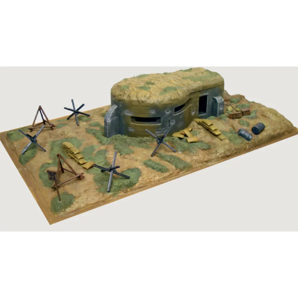 Bunker and Accessories (WWII) 1/72 Kit 1:72 Scale Plastic by Italeri