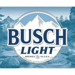 Busch Light Metal Sign Metal by Desperate Enterprises