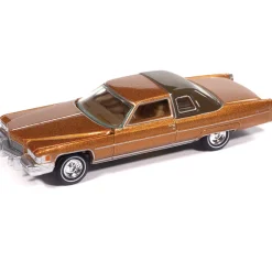 1976 Cadillac Coupe de Ville - Amberlite Firemist Poly 1:64 Scale Diecast Model Car by Auto World