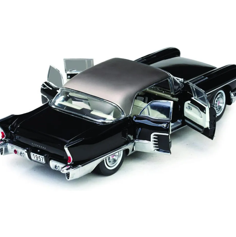 1957 Cadillac Eldorado Brougham - Ebony Black 1:18 Scale Diecast Model Car by Sunstar