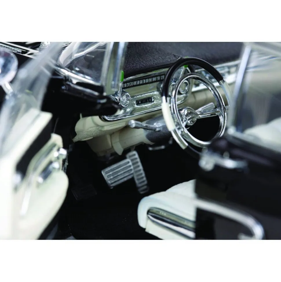 1957 Cadillac Eldorado Brougham - Ebony Black 1:18 Scale Diecast Model Car by Sunstar