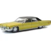 1971 Cadillac Sedan Deville Lowrider - Gold Metallic 1:64 Scale Diecast Model Car by Greenlight