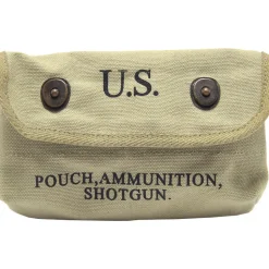 Canvas Shotgun Shell Ammunition Pouch World War Supply (224LTOD) by World War Supply