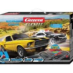 Carrera GO!!! Highway Chase Slot Car Racing Set 1:43 Scale Slot Car Set by Revell