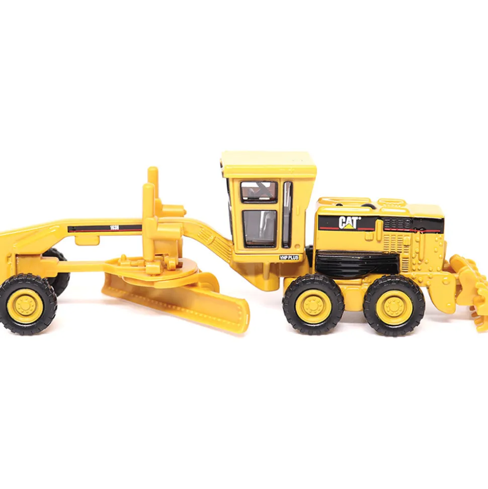 Cat CT660 Day Cab Tractor, Lowboy Trailer & Caterpillar 163H Motor Grader 1:87 Scale Diecast Construction by Diecast Masters