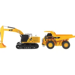 Caterpillar RC Construction Two-Pack 336 Hydraulic Excavator + 770 Mining Truck 1:35 Scale Diecast Construction by Diecast Masters