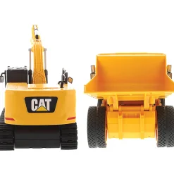 Caterpillar RC Construction Two-Pack 336 Hydraulic Excavator + 770 Mining Truck 1:35 Scale Diecast Construction by Diecast Masters