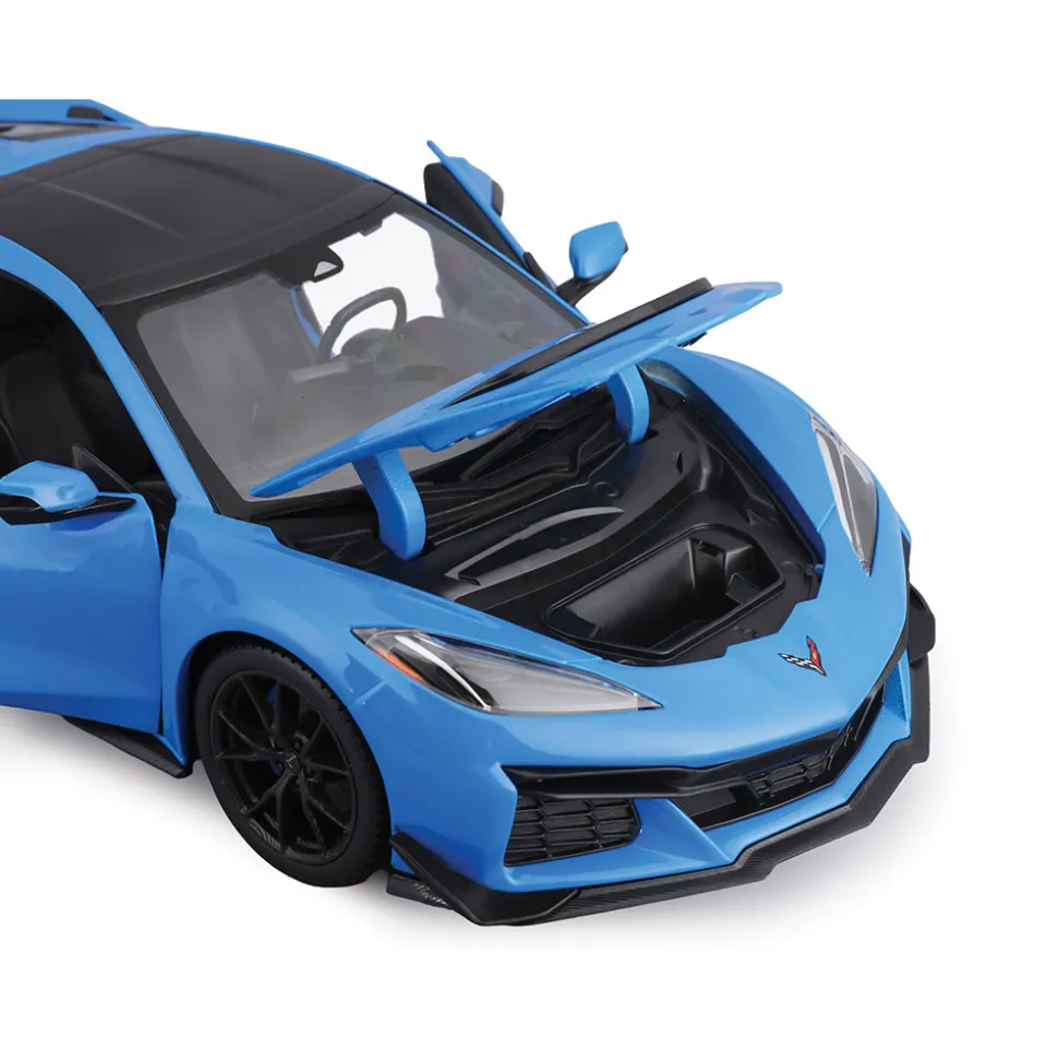 2025 C8 Corvette ZR1 - Riptide Blue 1:18 Scale Diecast Model Car by Maisto