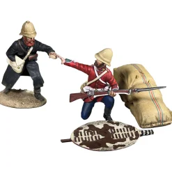 Chaplain Smith Distributing Ammunition 1/30 Figure Set - 187 William Britain (20221) 1:30 Scale Metal by William Britain